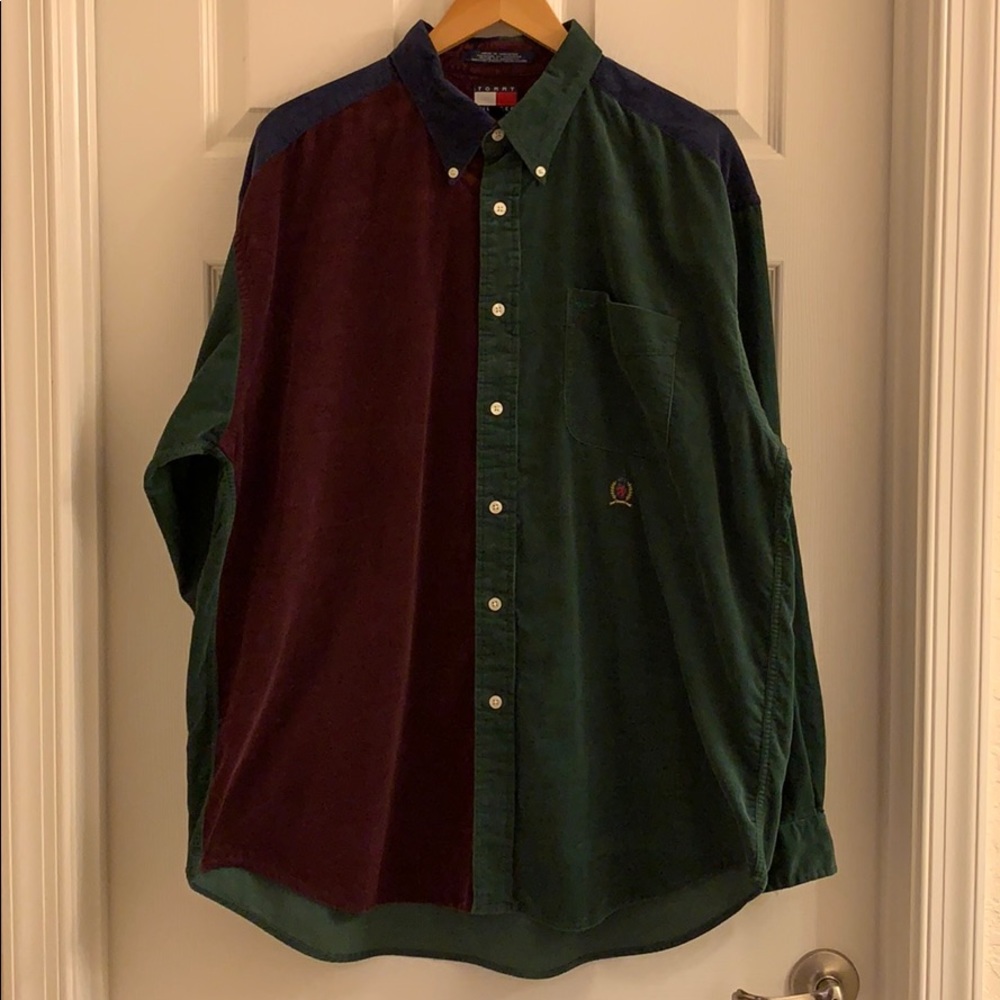 Tommy Hilfiger Vintage Button Up Long-Sleeve Shirt
